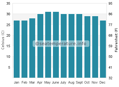 Water temperature in Muntinlupa