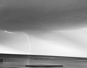 Lightning Glenelg beach