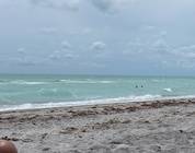 The beautiful water and scenery at Caspersian Beach