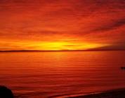 Looking towards Fisher Island NY  Sunrise