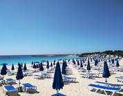 Makronissos Beach during the COVID-19 pandemic