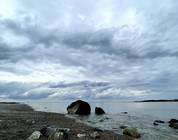 Black rock beach