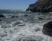 Cantarijan beach on a breezy day
