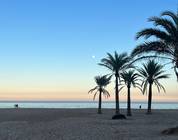 Playa en invierno