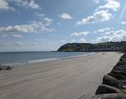 Ballygalley Caste Hotel from the beach