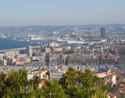 Marseille city view