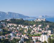 Marseille city view
