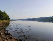 From Garron Bridge,  in June.
