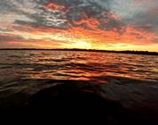Amazing sunrise Blackwater Bay.