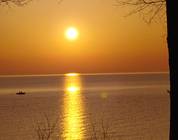 Easter sunrise Lake Huron