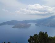 View from Moni Katharon to Vathy
