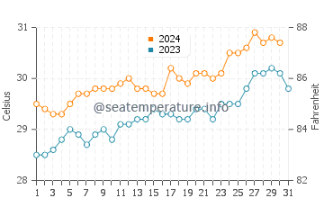 Temperatura vode u Pasongsongan u listopadu