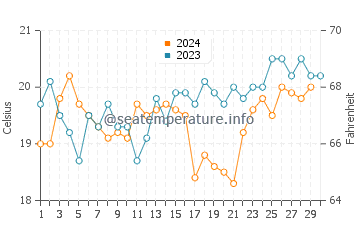 Temperature dell'acqua a Chincha Alta a novembre