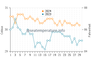 Temperatura vode u Malem u studenom