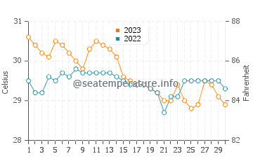 Wassertemperatur Motiong im November