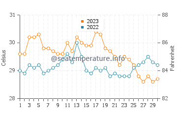 Temperatura vode u Siasi u studenom