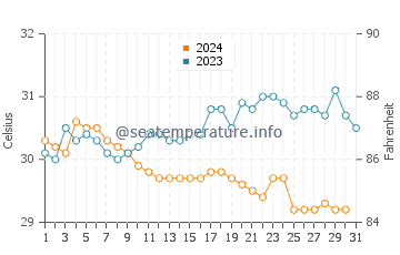 Temperatura vode u Balong u prosincu