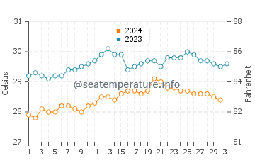 Wassertemperatur Cano Island im Dezember