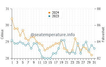 Wassertemperatur El Toro im Dezember