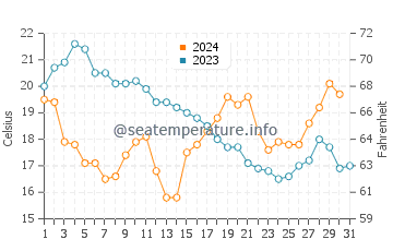 Wassertemperatur Tampa Bay im Dezember