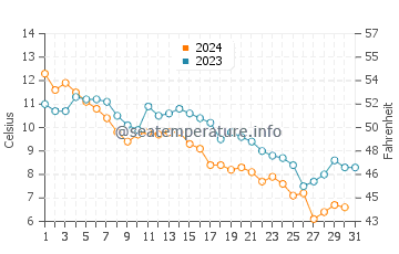 Temperature dell'acqua a Jamaica a dicembre