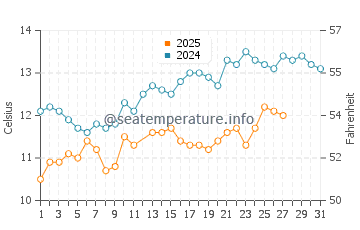 Wassertemperatur Novigrad im März