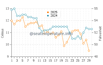 Temperature dell'acqua a Seven Mile Beach a giugno