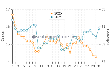 Temperature dell'acqua ad Arroio do Silva a luglio