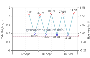 Bay of Plenty tide chart