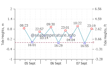 Carnarvon tide chart