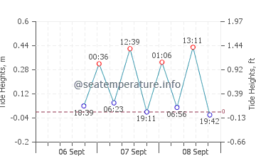 Goldfields tide chart