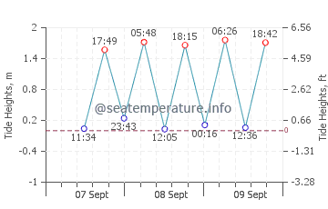 Hinatuan tide chart
