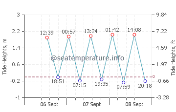Kaka Point tide chart