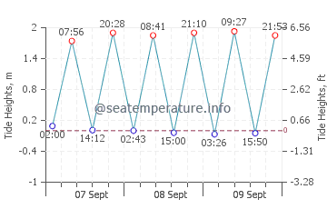 Mount Pleasant tide chart