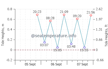 Neuse Forest tide chart