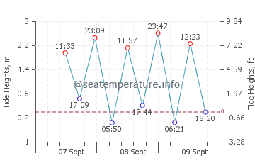 Palawan Beach tide chart
