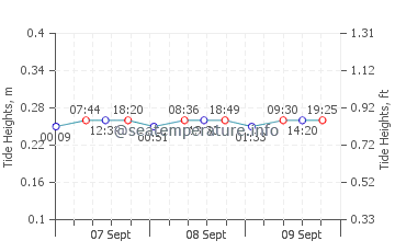 Pentwater tide chart