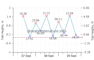 Placer tide chart