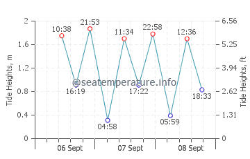Port Albert tide chart