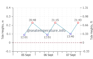 Port de Sant Miguel tide chart