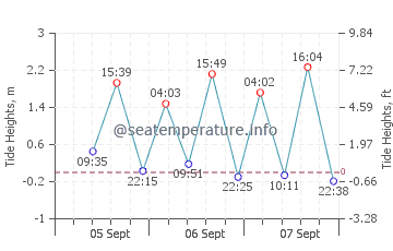 Port Wakefield tide chart