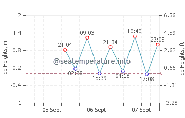 Puerto Aldea tide chart