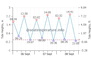 Previsione maree Quellon