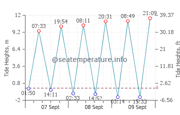 Redwick tide chart