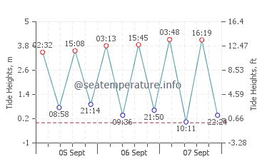 Seaton Sluice tide chart