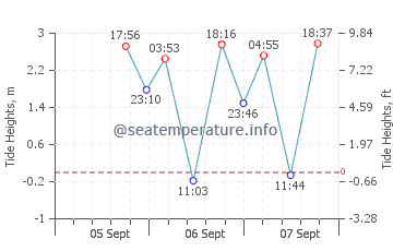 Surrey tide chart