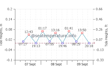 Sztutowo tide chart