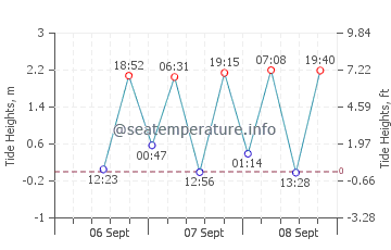 Tarumizu tide chart