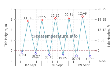 Previsione maree Rye