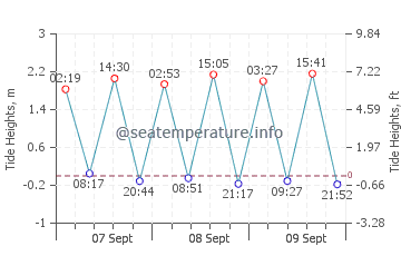 Vila Baleira tide chart